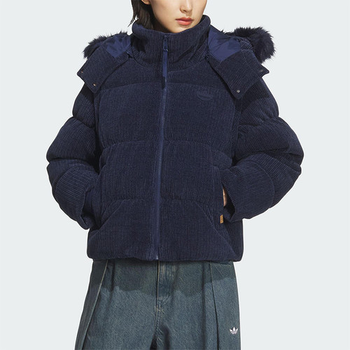 Adidas/阿迪达斯正品冬季女士运动可拆卸衣袖二合一羽绒服KS8491