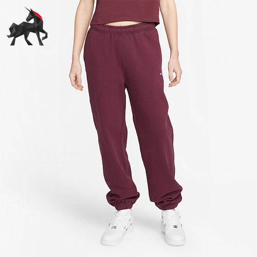 Nike/耐克正品Solo Swoosh女士运动复古潮流经典长裤CW5565-681