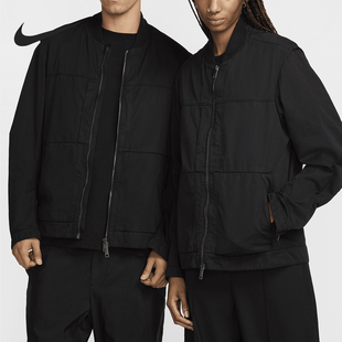 立领双向拉链夹克外套FQ0296 Nike 男女同款 新款 010 耐克正品