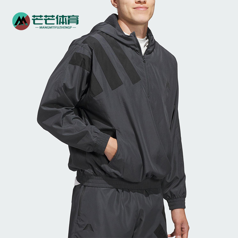 Adidas/阿迪达斯正品ANTHONY EDWARDS男士宽松篮球套头衫KC1611