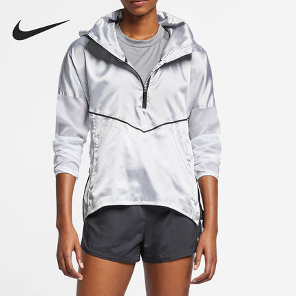 Nike/耐克正品当季新款女子休闲运动半拉链连帽夹克外套AT1129