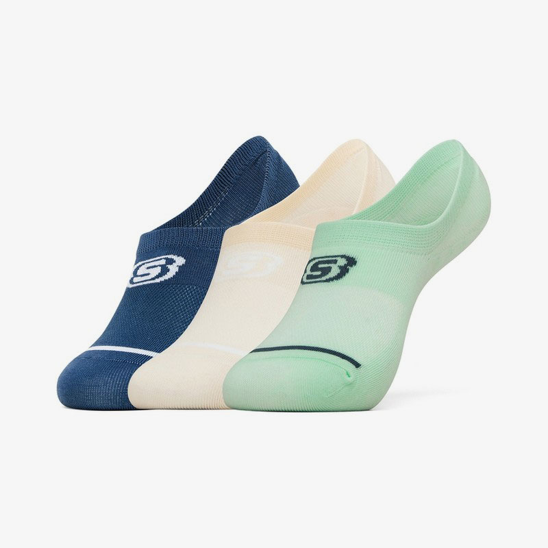 Skechers/斯凯奇正品当季新款男女透气针织运动休闲袜三双装