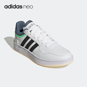 Adidas/阿迪达斯正品NEO男士透气低帮篮球运动系带经典板鞋GY4733