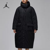 JORDAN女士休闲连帽宽松保暖口袋羽绒服HV5168 Nike 耐克正品 010