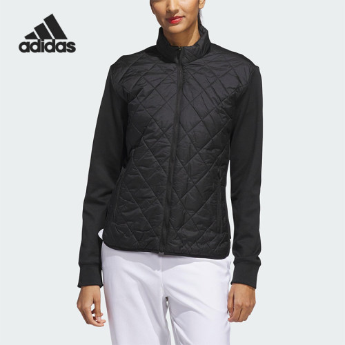 Adidas/阿迪达斯正品2025秋季款女士日常立领高尔夫棉服KA7965