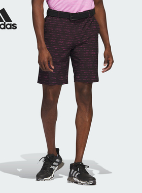 Adidas/阿迪达斯正品TEXTURE SHORT男士高尔夫运动短裤HS7585