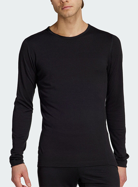 Adidas/阿迪达斯正品户外男士舒适保暖运动长袖打底T恤HZ8563