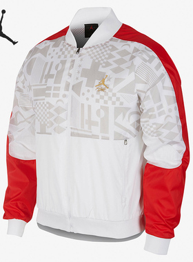 Nike/耐克正品JORDANLEGACY男子梭织立领运动夹克CJ9097-657