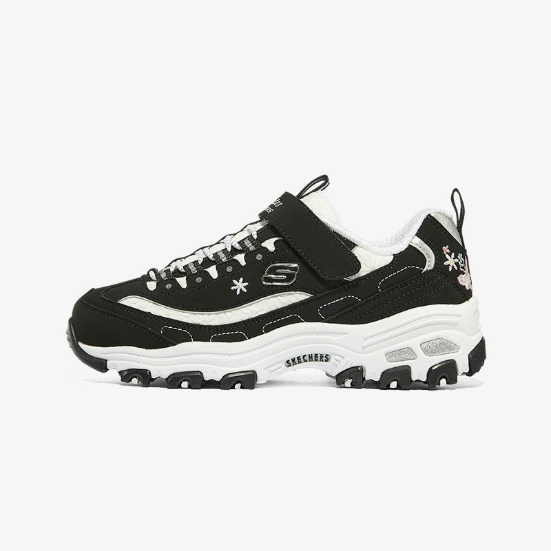 Skechers/斯凯奇正品新款休闲女大童低帮轻便时尚复古老爹鞋