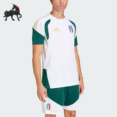 Adidas/阿迪达斯正品2026年男士休闲时尚运动经典短袖T恤JZ9375
