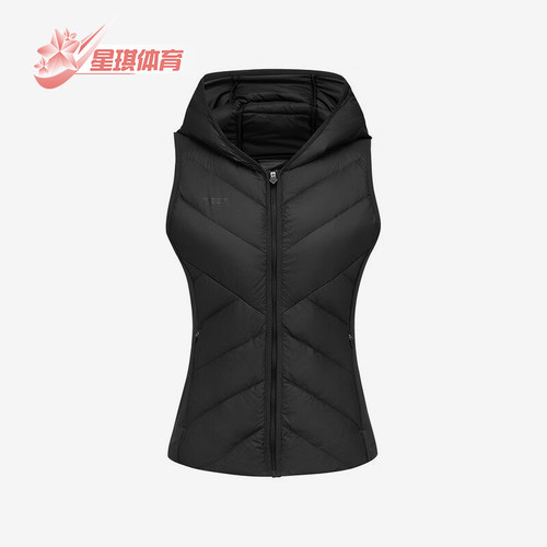 斯凯奇女士时尚梭织修身羽绒马甲