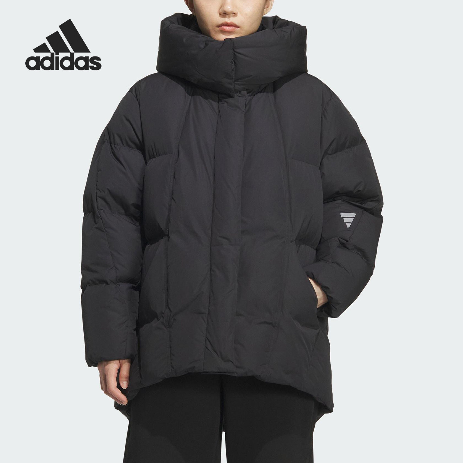 Adidas/阿迪达斯官方正品2025女士宽松保暖运动连帽羽绒服KC5802,运动服/休闲服装,运动羽绒服,淘宝优惠券,粉丝福利购,淘宝优惠卷