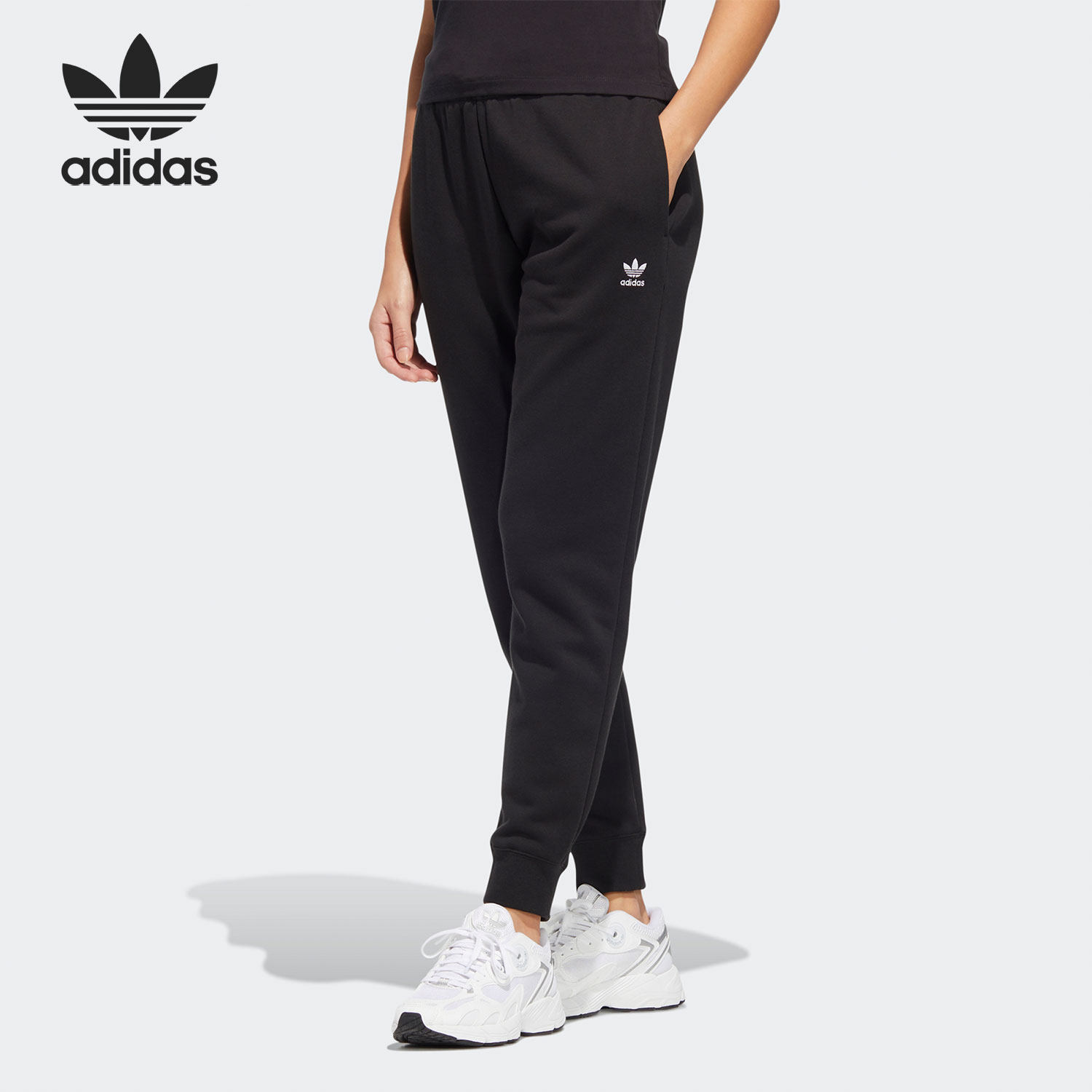 Adidas/阿迪达斯官方正品三叶草休闲女子时尚运动简约长裤 HI4908,运动服/休闲服装,运动长裤,淘宝优惠券,粉丝福利购,淘宝优惠卷