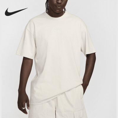 Nike/耐克正品夏季男士刺绣圆领宽松休闲短袖T恤DO7392-104