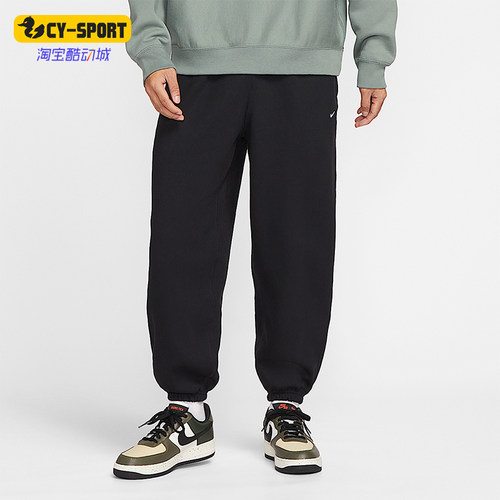 Nike/耐克正品Solo Swoosh男士运动束脚加绒保暖长裤HV1089-010