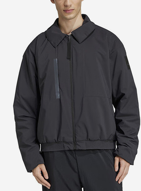 Adidas/阿迪达斯正品运动男士翻领经典拉链宽松棉服JD6663