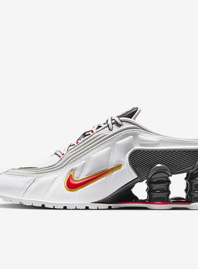 Nike/耐克正品ShoxMR4新款女白红色街头经典穆勒凉鞋IM5420-100