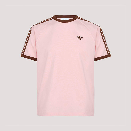 Adidas/阿迪达斯正品三叶草3S TEE男士经典条纹运动短袖T恤KG6321