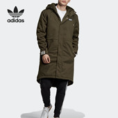 男子长款 Adidas 休闲运动棉服FL0022 PAD PARKA 阿迪达斯正品 LONG
