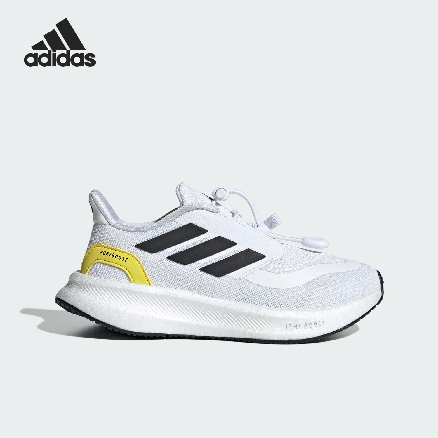 Adidas/阿迪达斯正品PUREBOOST 5儿童网眼布经典运动跑步鞋JH6232