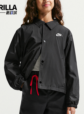 Nike/耐克正品Sportswear新款儿童黑白色经典夹克外套IF2822-010