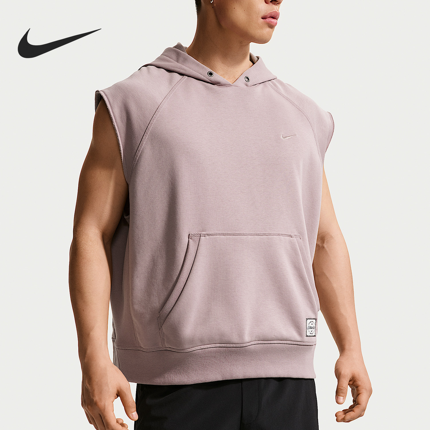 Nike/耐克官方正品Dri-FIT男士连帽时尚无袖运动T恤IF2796-226