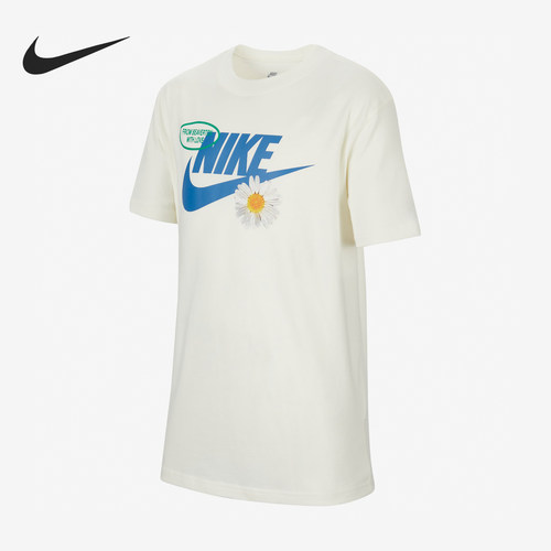 Nike/耐克大童圆领印花短袖