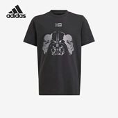 阿迪达斯正品 2024新款 大童印花夏季 Adidas 日常短袖 T恤IR7729