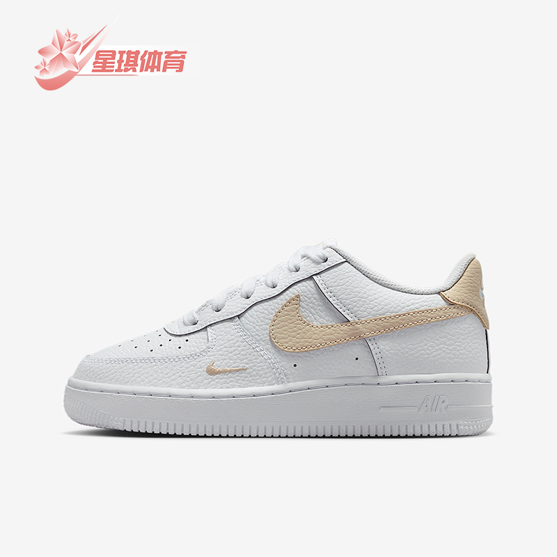 Nike/耐克正品Air Force 1 GS女子大童耐磨透气运动鞋IO7403-102