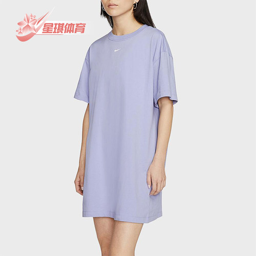 Nike/耐克正品2025女士日常圆领套头透气耐穿连衣裙CJ2242-569