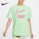 耐克正品 休闲运动新款 女士宽松透气圆领短袖 Nike T恤FV4263 376