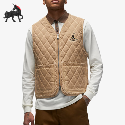 Nike/耐克正品JORDAN防风V领时尚休闲经典舒适运动马甲DV756-27
