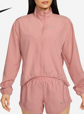 Nike/耐克正品新款跑步健身透气立领女子运动夹克FB4695-618
