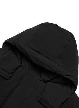 Lining/李宁正品冬季男子新款字母印花反光宽松短裤羽绒服AYMT321
