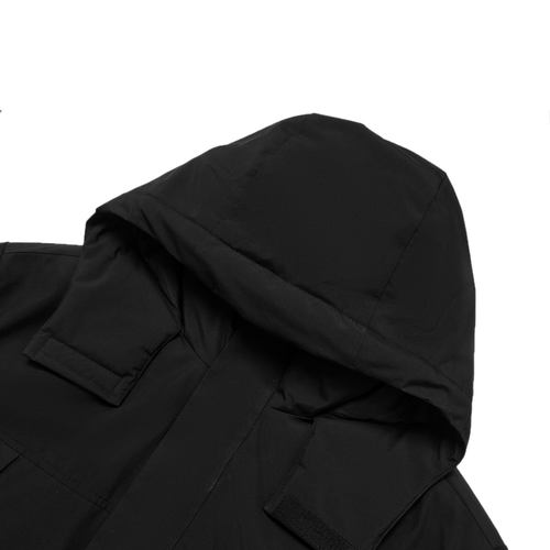 Lining/李宁正品冬季男子新款字母印花反光宽松短裤羽绒服AYMT321
