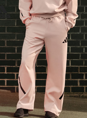 Adidas/阿迪达斯官方正品W Z.N.E. BAR PT女士训练针织长裤JF4780