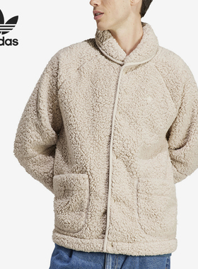Adidas/阿迪达斯官方正品三叶草男子加绒保暖防风休闲外套IL5169