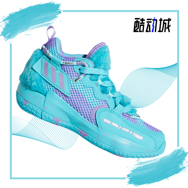 阿迪达斯大童运动篮球鞋