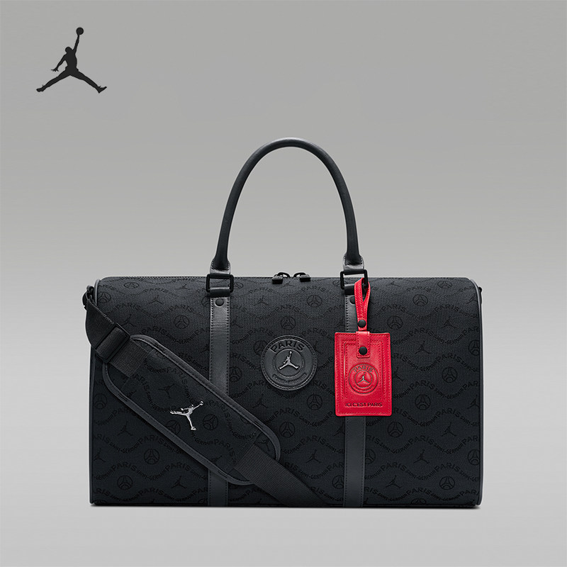 Nike/耐克正品JORDAN新款男煤黑红色旅经典休闲行李包IQ3208-060