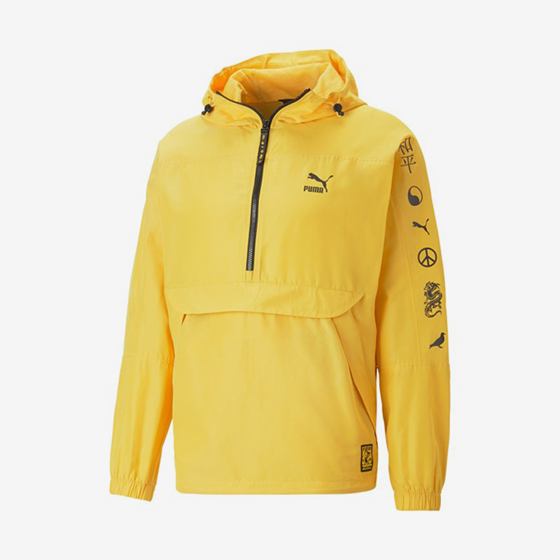 Puma/彪马正品新款男子休闲运动梭织连帽针织夹克外套620653-55