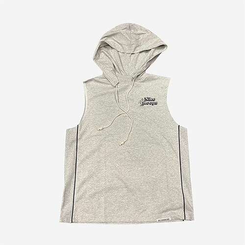Nike/耐克正品Hops新款男灰色合身经典连帽无袖背心DH7442-050