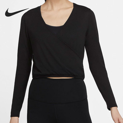 Nike/耐克官方正品年新款女子休闲舞蹈锻炼运动长袖T恤CU6291-010