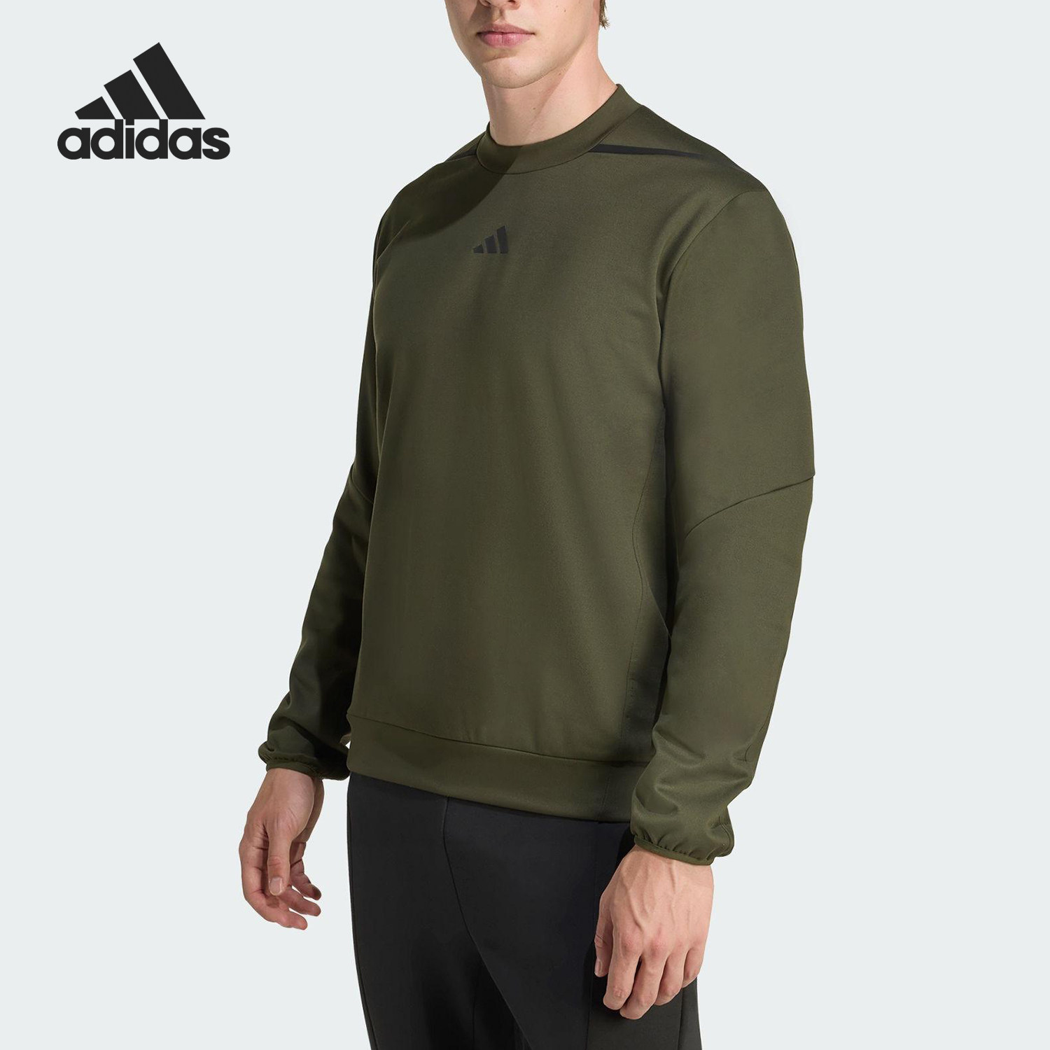 Adidas/阿迪达斯官方正品春秋男士挺阔有型运动卫衣套头衫KA5153