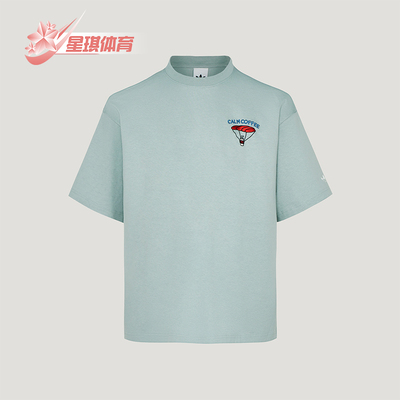 Adidas/阿迪达斯正品三叶草男女透气宽松针织日常耐穿T恤KY5738