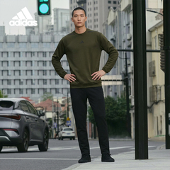 Adidas/阿迪达斯正品春秋男士挺阔有型运动卫衣套头衫KA5153