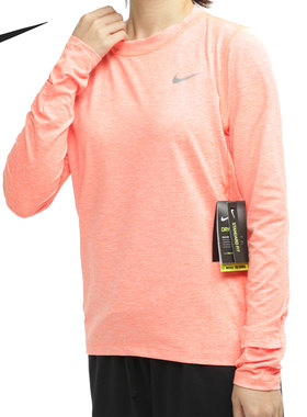 Nike/耐克正品女子AS W NK ELEMENT CREW 休闲时尚训练T恤 CU3278