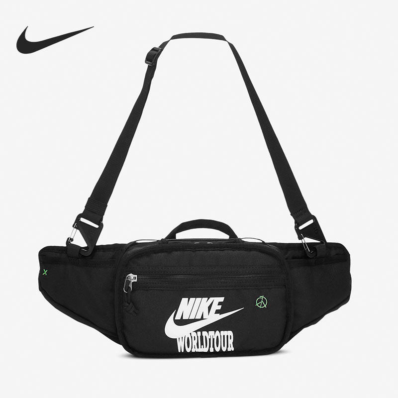 Nike/耐克正品 新款男女斜挎吧单肩零钱包运动腰包DH3079-010