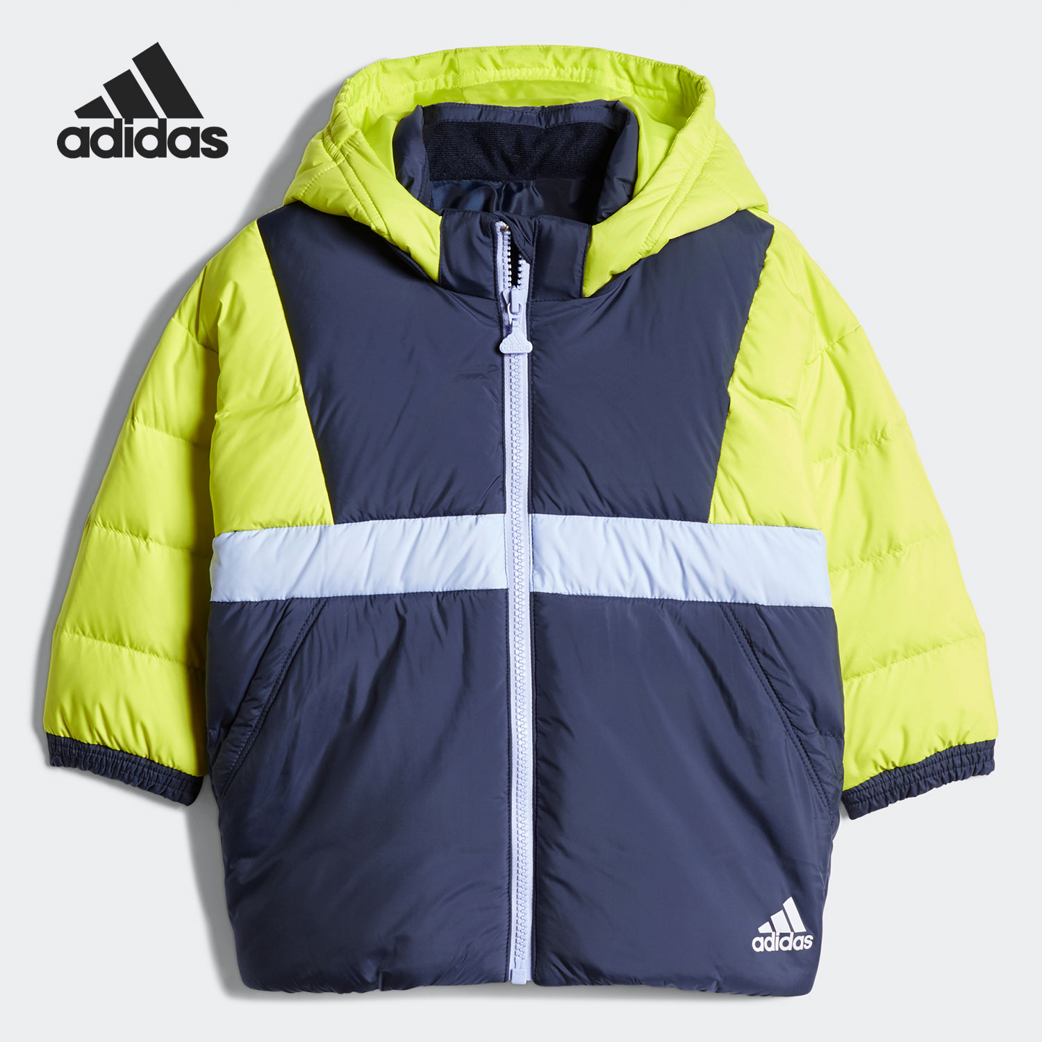 Adidas/阿迪达斯正品休闲婴童时尚潮流保暖运动羽绒服 H38371