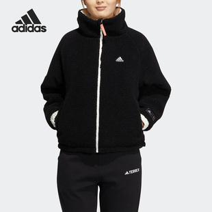 RVSB Y23 Adidas 阿迪达斯官方正品 J女子双面外套棉服HY7218