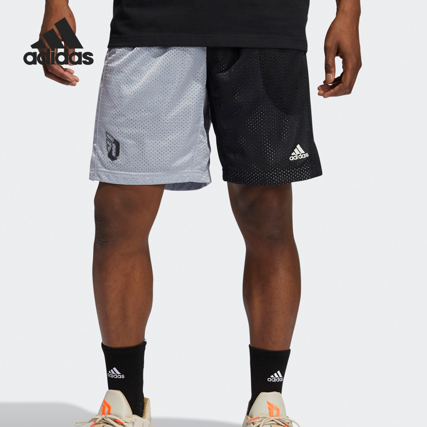 Adidas/阿迪达斯官方正品当季新款男子休闲运动针织短裤GP5156